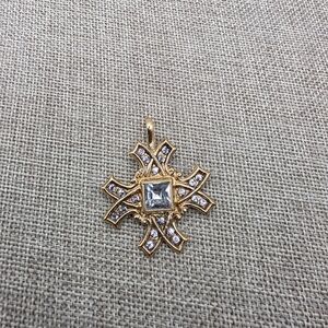 Elegant Gold and Silver Pendant